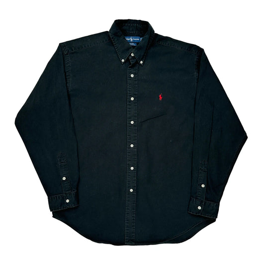 Blake Ralph Lauren Shirt - Large Black Cotton