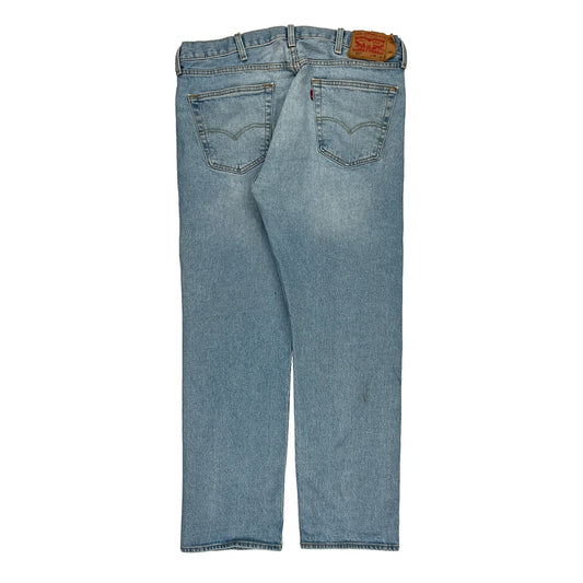 501 Levis Jeans - 36W 31L Light Wash Cotton
