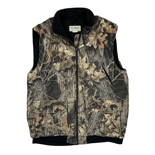 Vintage L.L.Bean Gilet - Large Camo Cotton