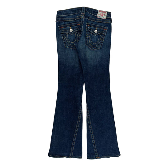 True Religion Boot Cut Jeans - 29W UK 8 Blue Denim