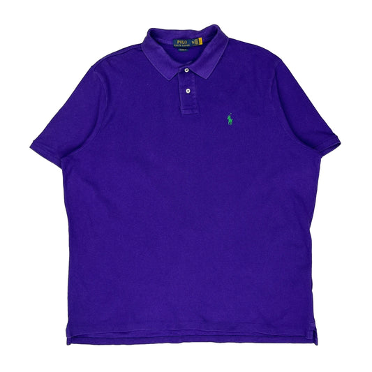 Vintage Polo By Ralph Lauren Polo Shirt - 2XL Purple Cotton