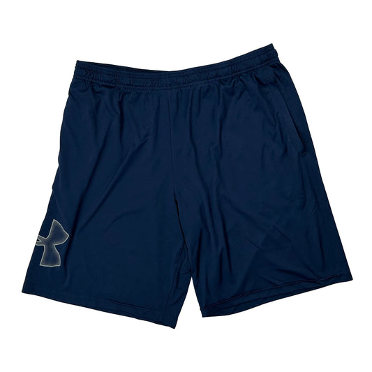 Vintage Heatgear Under Armour Sport Shorts - XL Blue Polyester