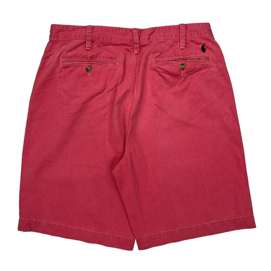 Ralph Lauren Chino Shorts - 32W 10L Red Cotton