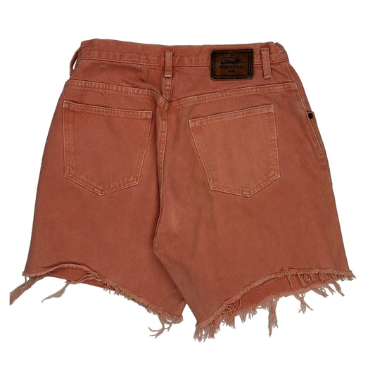 Vintage Calvin Klein Denim Shorts - 29W UK 12 Orange Cotton