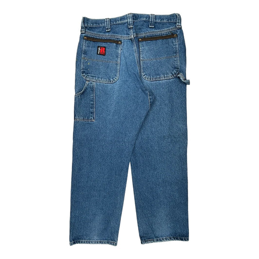 Wrangler Carpenter Jeans - 34W 29L Blue Denim