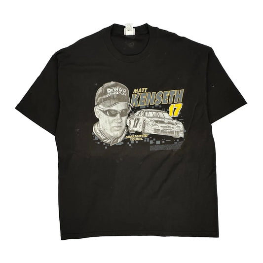 Matt Kenseth Chase Authentics Nascar T-Shirt - 2XL Black Cotton