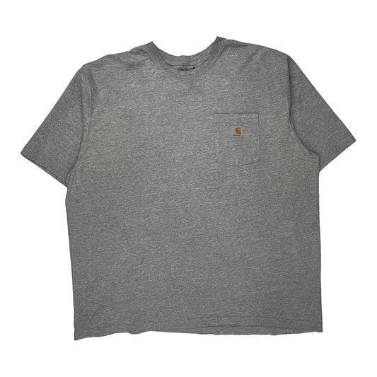 Carhartt T-Shirt - 2XL Grey Cotton