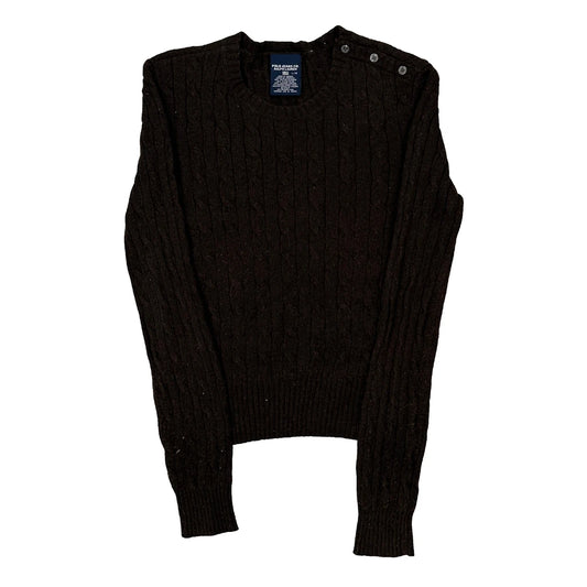 Polo Jeans Ralph Lauren Jumper - Large Brown Cotton Blend