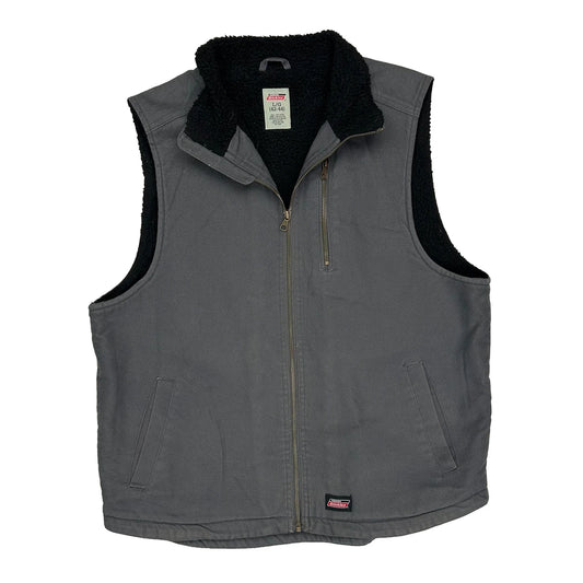 Dickies Work Gilet - Large Grey Cotton