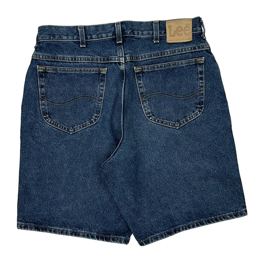 Lee Denim Shorts - 34W UK 14 Blue Denim