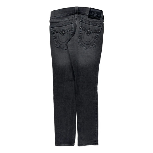 Vintage True Religion Skinny Jeans - 33W UK 12 Grey Cotton