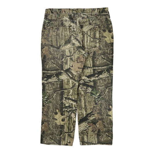 Vintage Mossy Oak Cargo Trousers - 34W 28L Camo Cotton