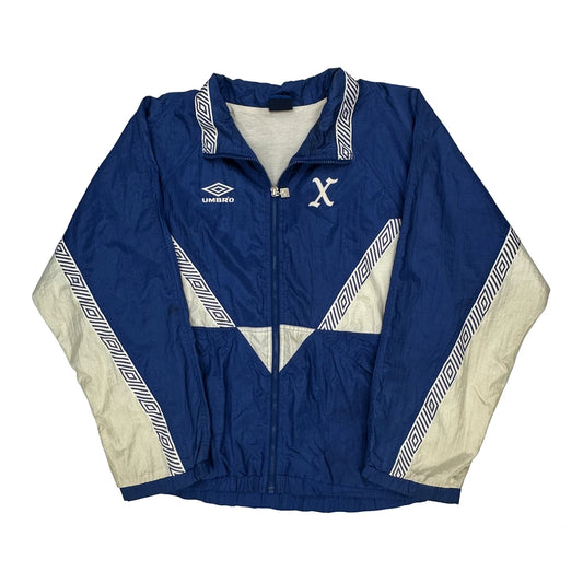 Umbro Windbreaker - Large Blue Nylon