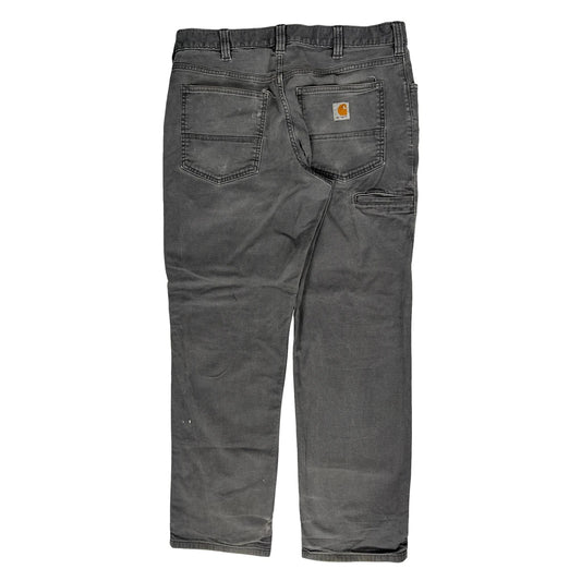 Carhartt Carpenter Trousers - 33W 30L Grey Cotton