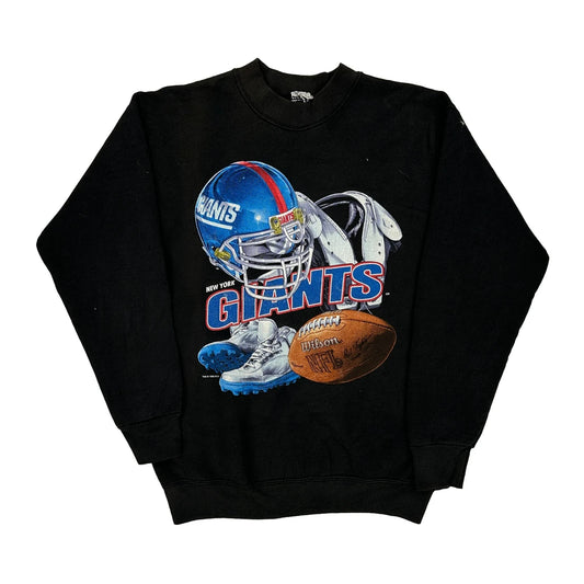 New York Giants Unbranded Nfl Sweatshirt - Medium Black Cotton