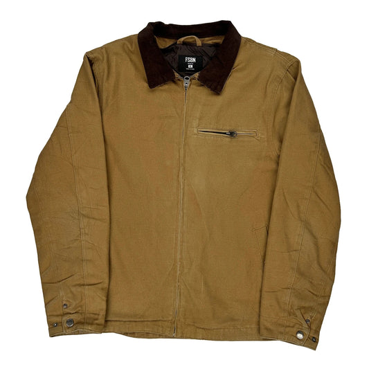Fsbn Workwear Jacket - XL Brown Cotton