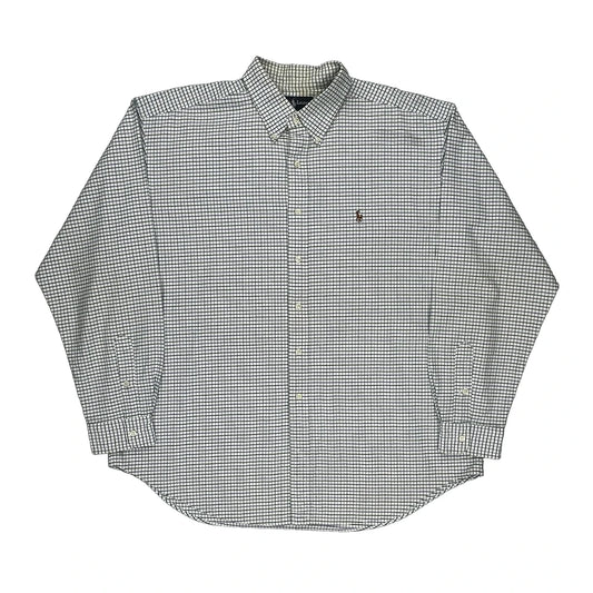Blake Ralph Lauren Checked Shirt - XL Blue Cotton
