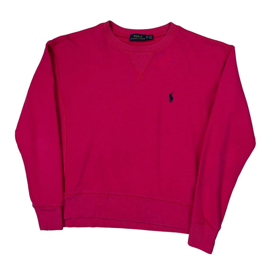 Polo By Ralph Lauren Sweatshirt - XS Pink Cotton