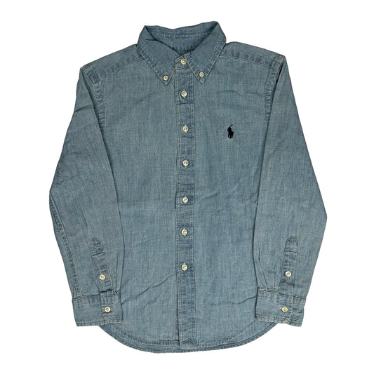 Age 8 Ralph Lauren Denim Shirt - Small Light Wash Denim