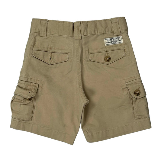 Vintage Age 3 Polo By Ralph Lauren Cargo Shorts - XS Beige Cotton