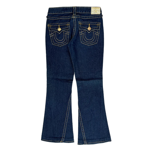 True Religion Flared Jeans - 30W UK 6 Dark Wash Denim