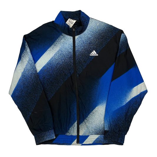 Adidas Graphic Track Jacket - Small Black Polyester