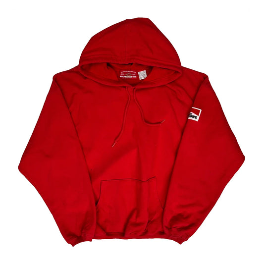 Vintage Marlboro Hoodie - Large Red Cotton Blend