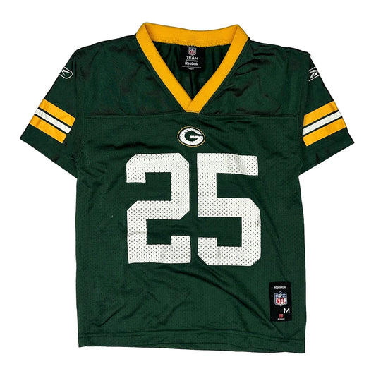 Age 5-6, Green Bay Packers Reebok Football Shirt - Medium Green Nylon
