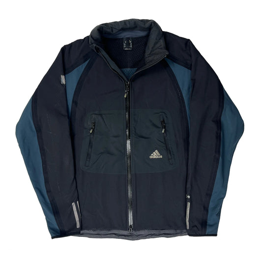 Climaproof Adidas Track Jacket - Large Black Polyester