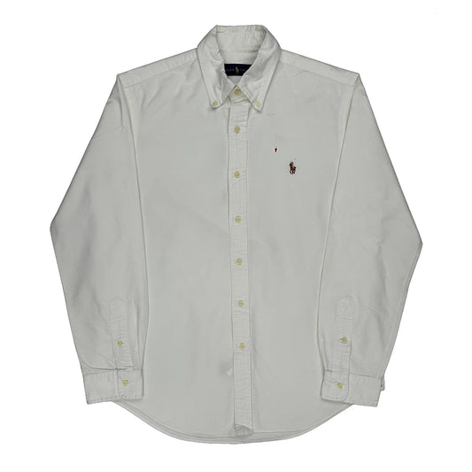 Ralph Lauren Shirt - Medium White Cotton