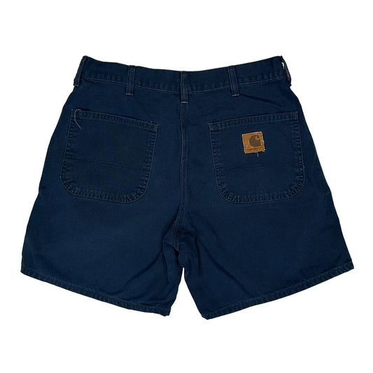Carhartt Shorts - 32W 7L Blue Cotton