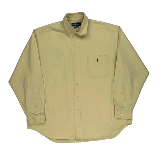 Big Shirt Ralph Lauren Shirt - XL Beige Cotton