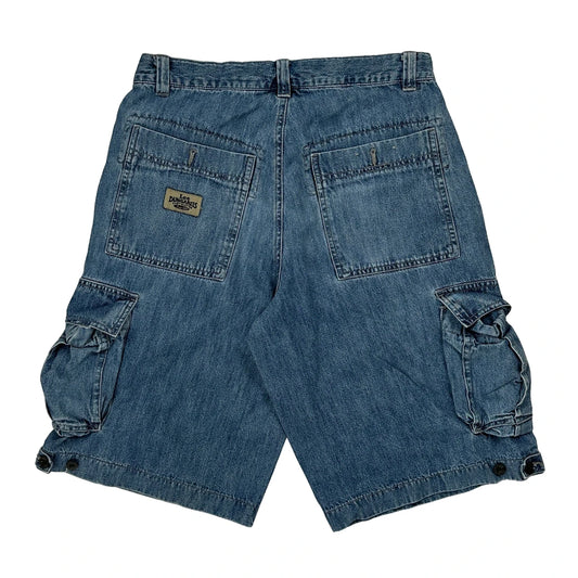 Vintage Union Bay Cargo Shorts - 29W 12L Blue Cotton