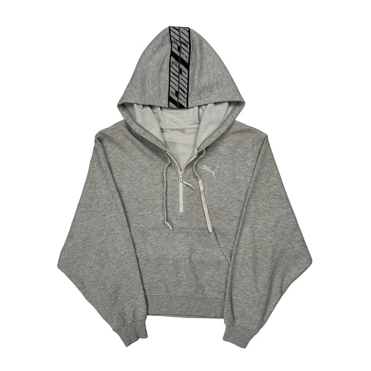 Puma Hoodie - Medium Grey Cotton Blend