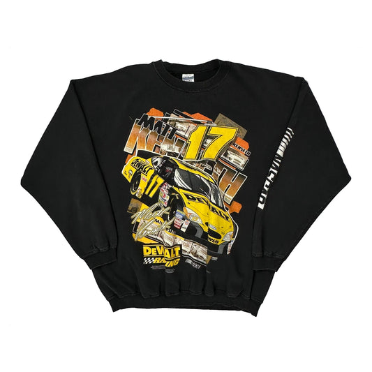 Vintage Dewalt Racing Gildan Nascar Sweatshirt - XL Black Cotton Blend