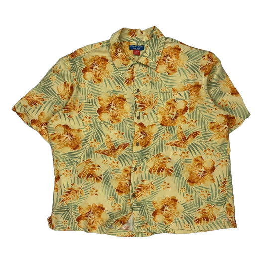 Puritan Floral Hawaiian Shirt - XL Multicoloured Viscose