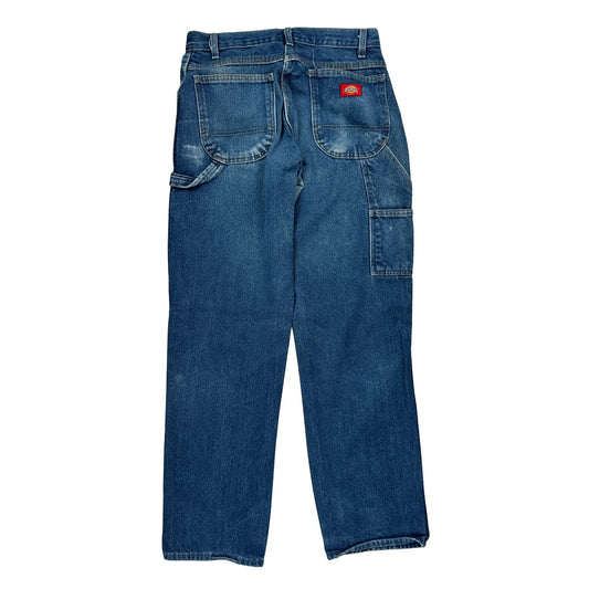 Dickies Carpenter Jeans - 28W 32L Blue Cotton
