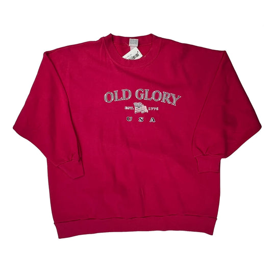 Disney Long Sleeve T-Shirt - Large Red Cotton