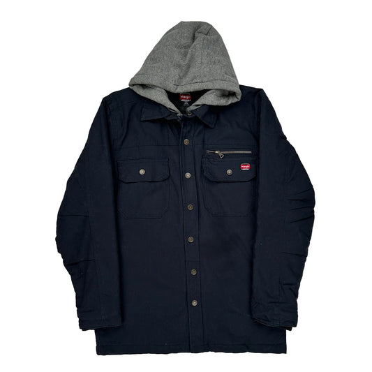 Wrangler Jacket - Small Grey Cotton Blend