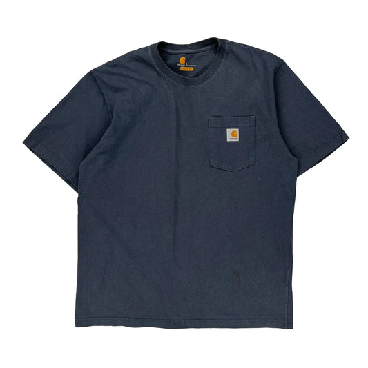 Original Fit Carhartt T-Shirt - Large Blue Cotton