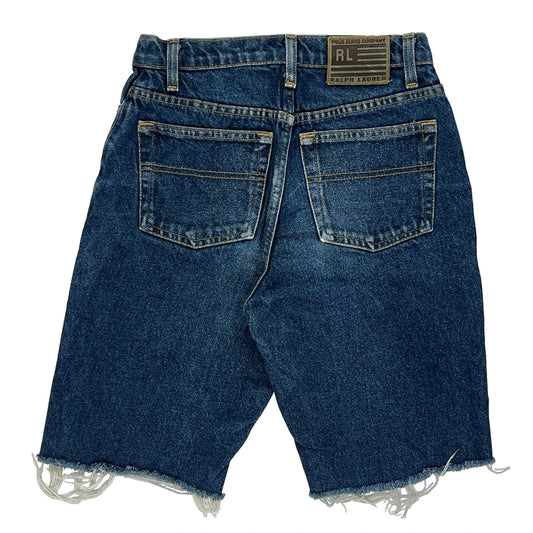 Ralph Lauren Denim Shorts - 25W UK 6 Blue Cotton