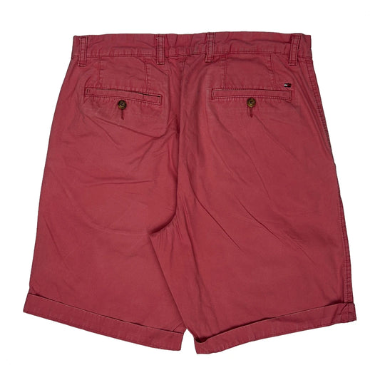 Vintage Tommy Hilfiger Chino Shorts - 34W 10L Red Cotton