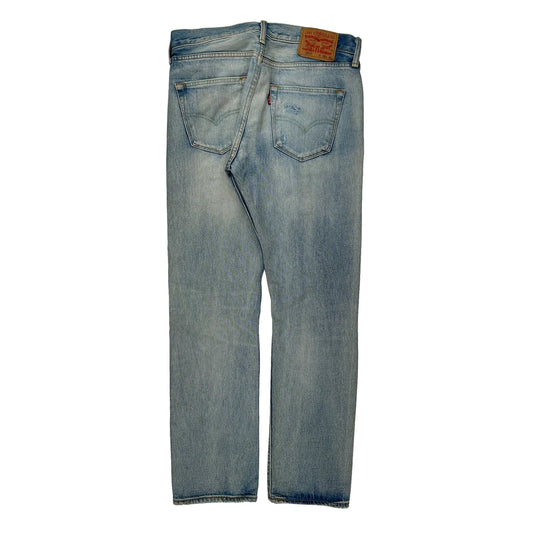 501 Levis Jeans - 32W 29L Light Wash Cotton