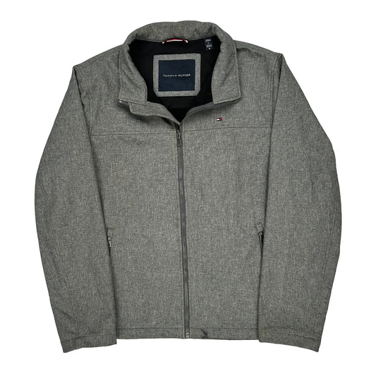 Tommy Hilfiger Jacket - Large Grey Polyester