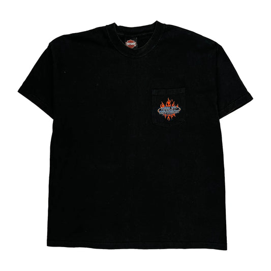 Folsom Harley-Davidson Shop Harley Davidson Graphic T-Shirt - XL Black Cotton