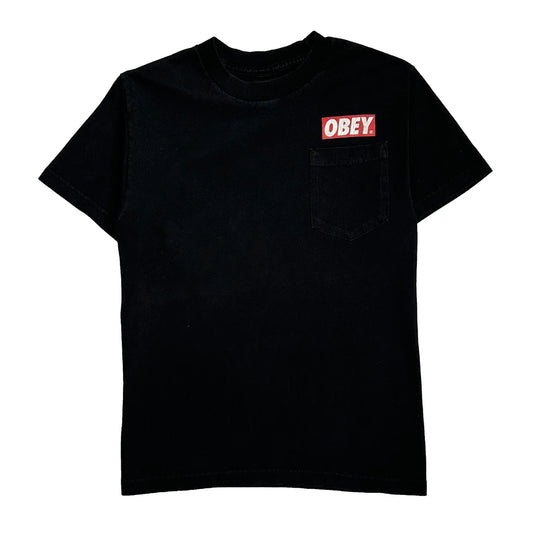 Obey T-Shirt - Small Black Cotton