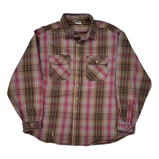 Carhartt Checked Flannel Shirt - 2XL Multicoloured Cotton