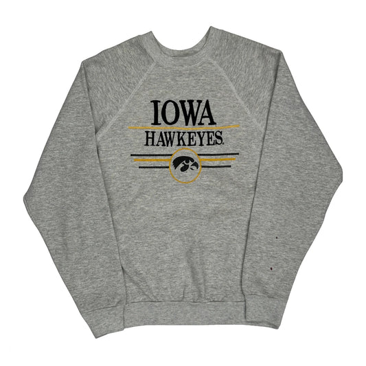 Iowa Hawkeyes US Sweats College Sweatshirt - Large Grey Cotton