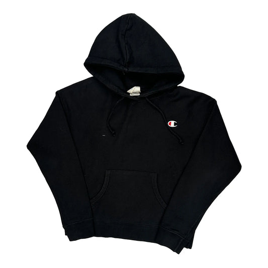 Reverse Weave Champion Hoodie - Small Black Cotton