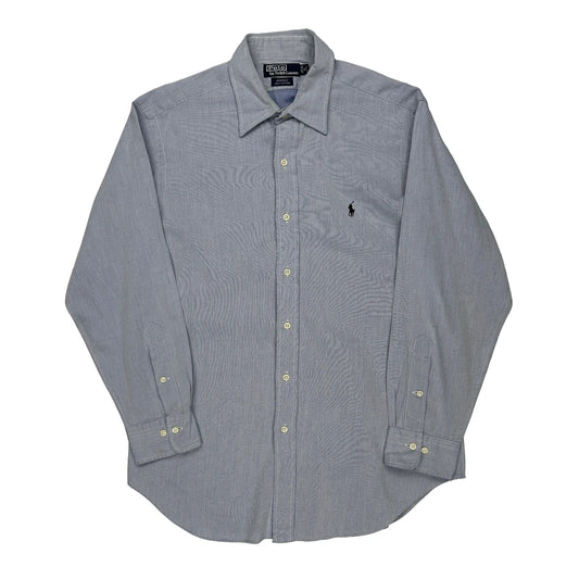Andrew Polo By Ralph Lauren Shirt - Large Blue Cotton